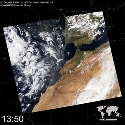 Level 1B Image at: 1350 UTC