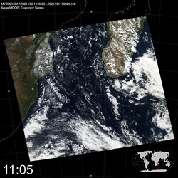 Level 1B Image at: 1105 UTC