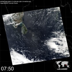 Level 1B Image at: 0750 UTC