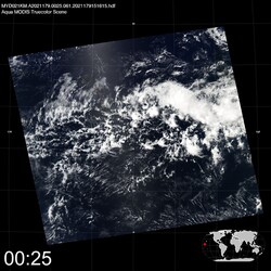 Level 1B Image at: 0025 UTC