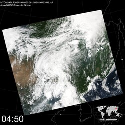 Level 1B Image at: 0450 UTC