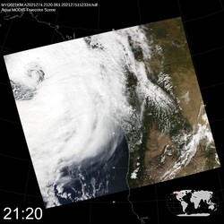 Level 1B Image at: 2120 UTC