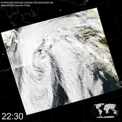 Level 1B Image at: 2230 UTC