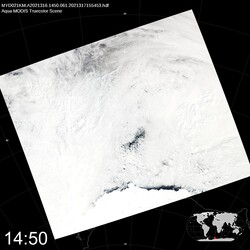 Level 1B Image at: 1450 UTC