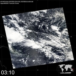 Level 1B Image at: 0310 UTC