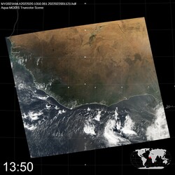 Level 1B Image at: 1350 UTC