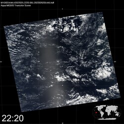 Level 1B Image at: 2220 UTC