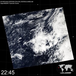 Level 1B Image at: 2245 UTC