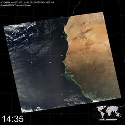 Level 1B Image at: 1435 UTC