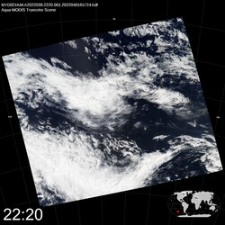 Level 1B Image at: 2220 UTC