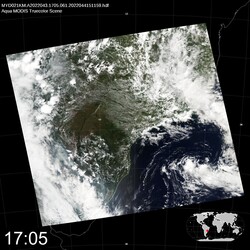 Level 1B Image at: 1705 UTC