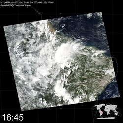 Level 1B Image at: 1645 UTC