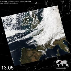 Level 1B Image at: 1305 UTC