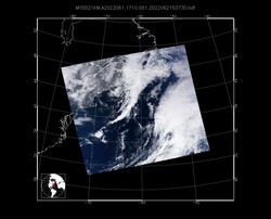 Level 1B Image at: 1710 UTC