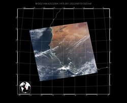 Level 1B Image at: 1415 UTC