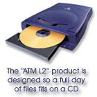 designed so a full day of files fits on a CD